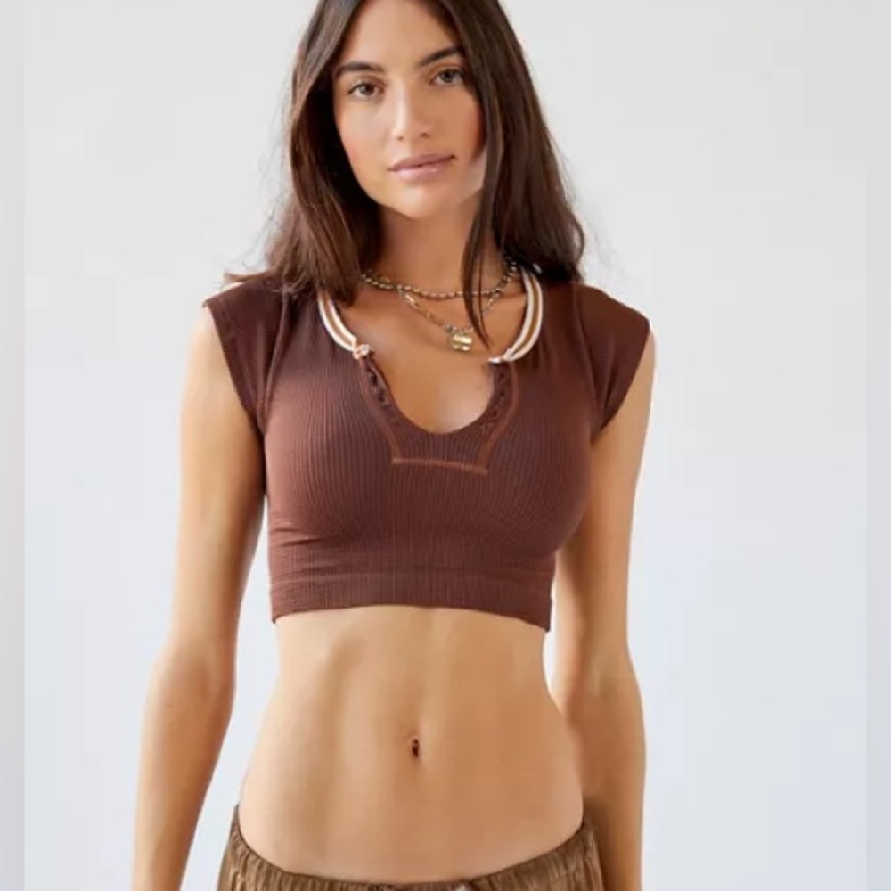 Urban Outfitters Out from Under Go for Gold Seamless top